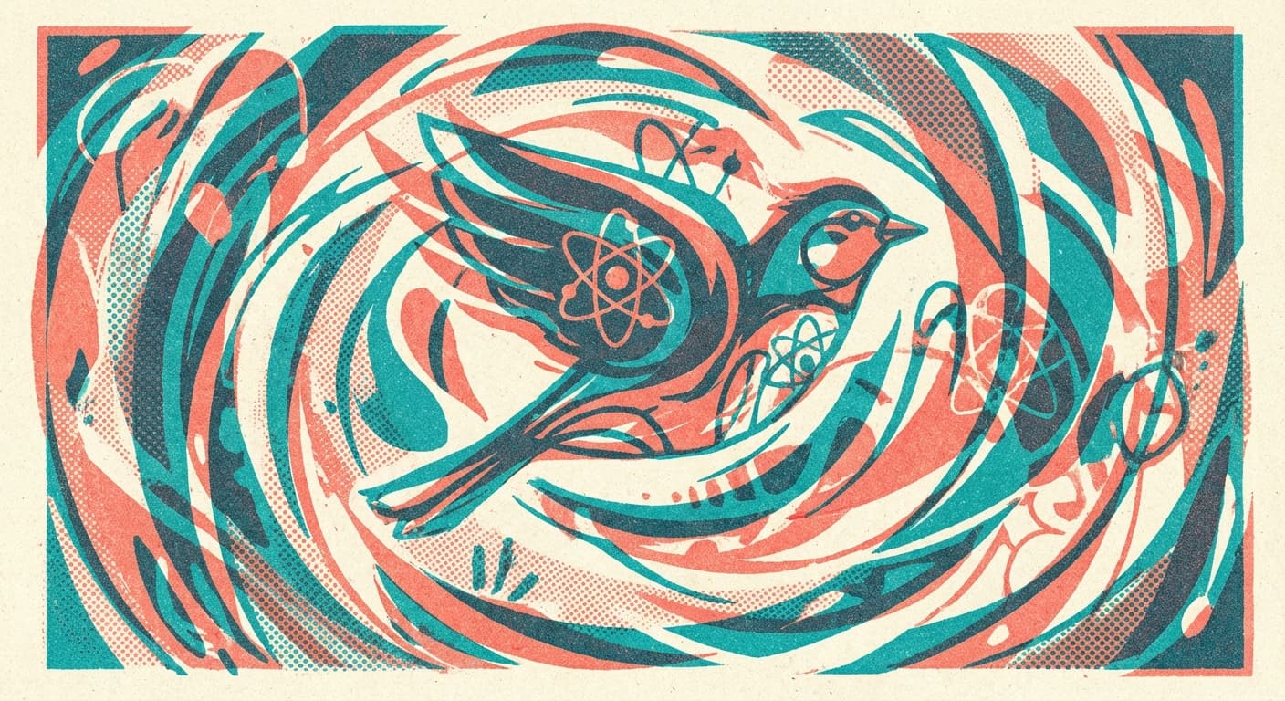 Planimal: atomic-wondering-bird