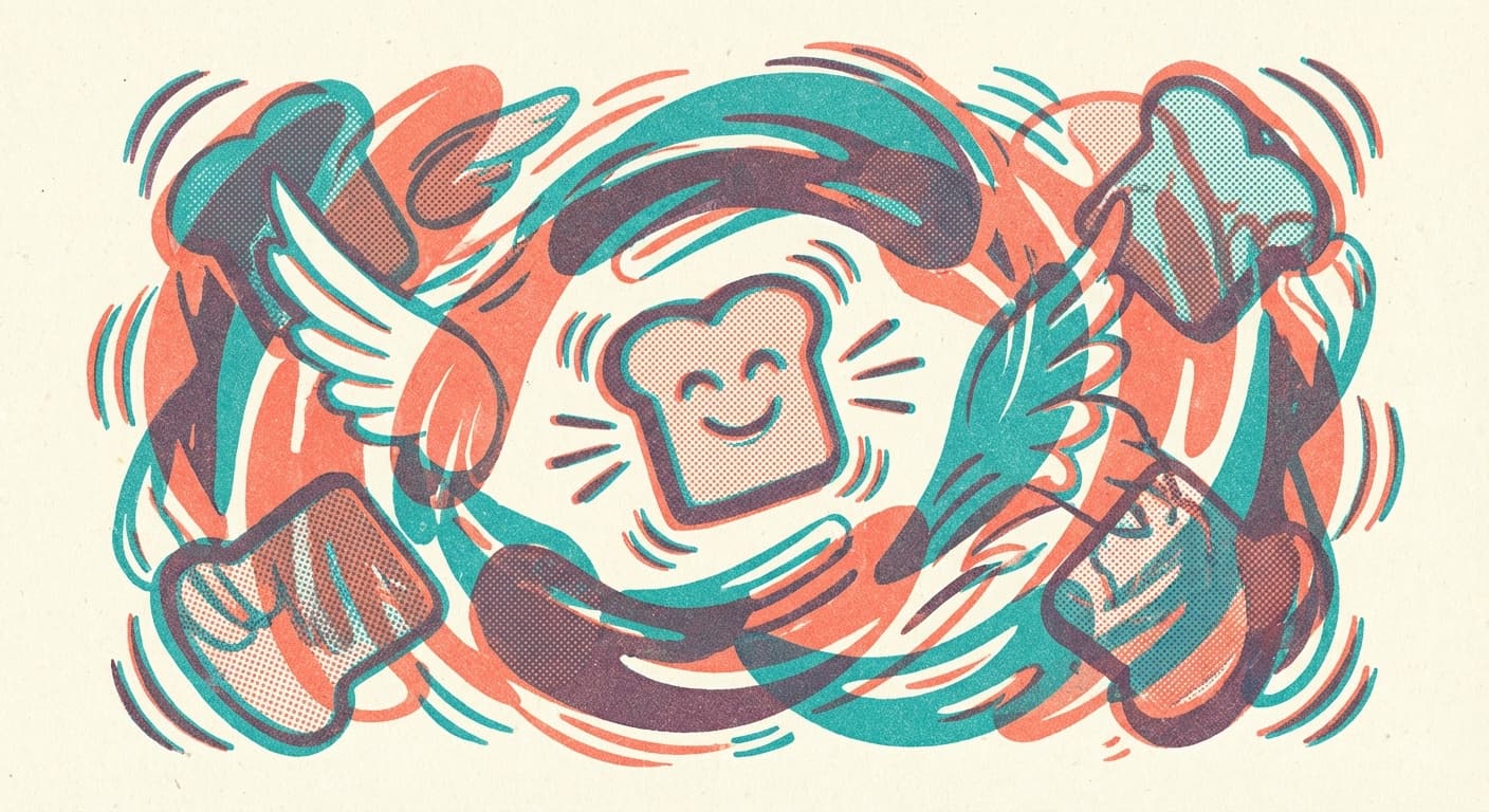 Planimal: fluttering-purring-toast