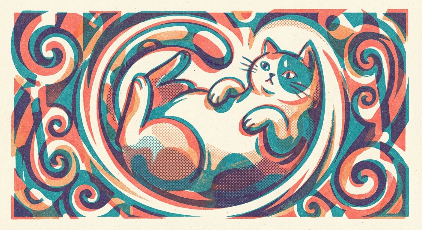 Planimal: composed-squishing-cat