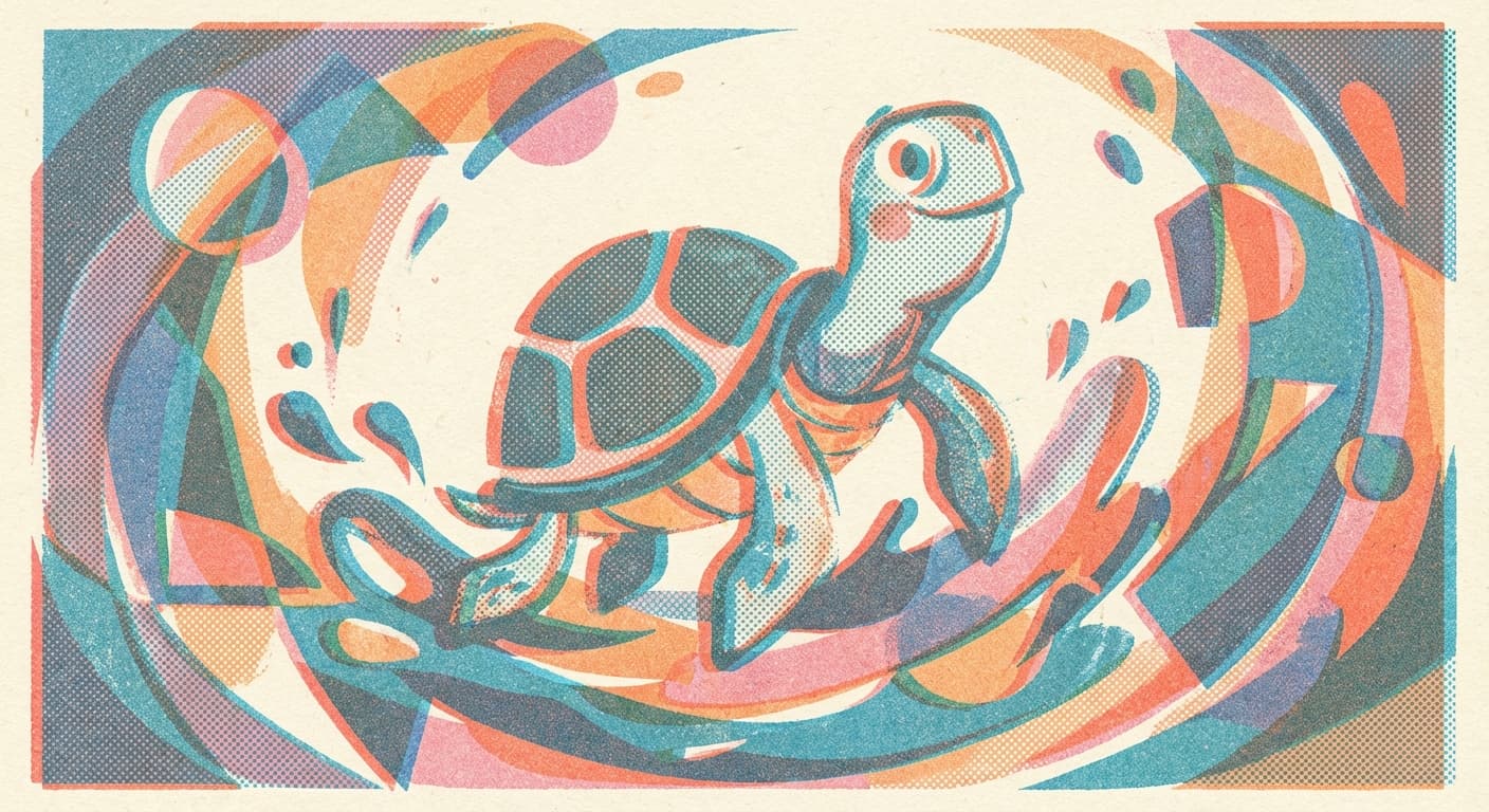 Planimal: squishy-splashing-turtle