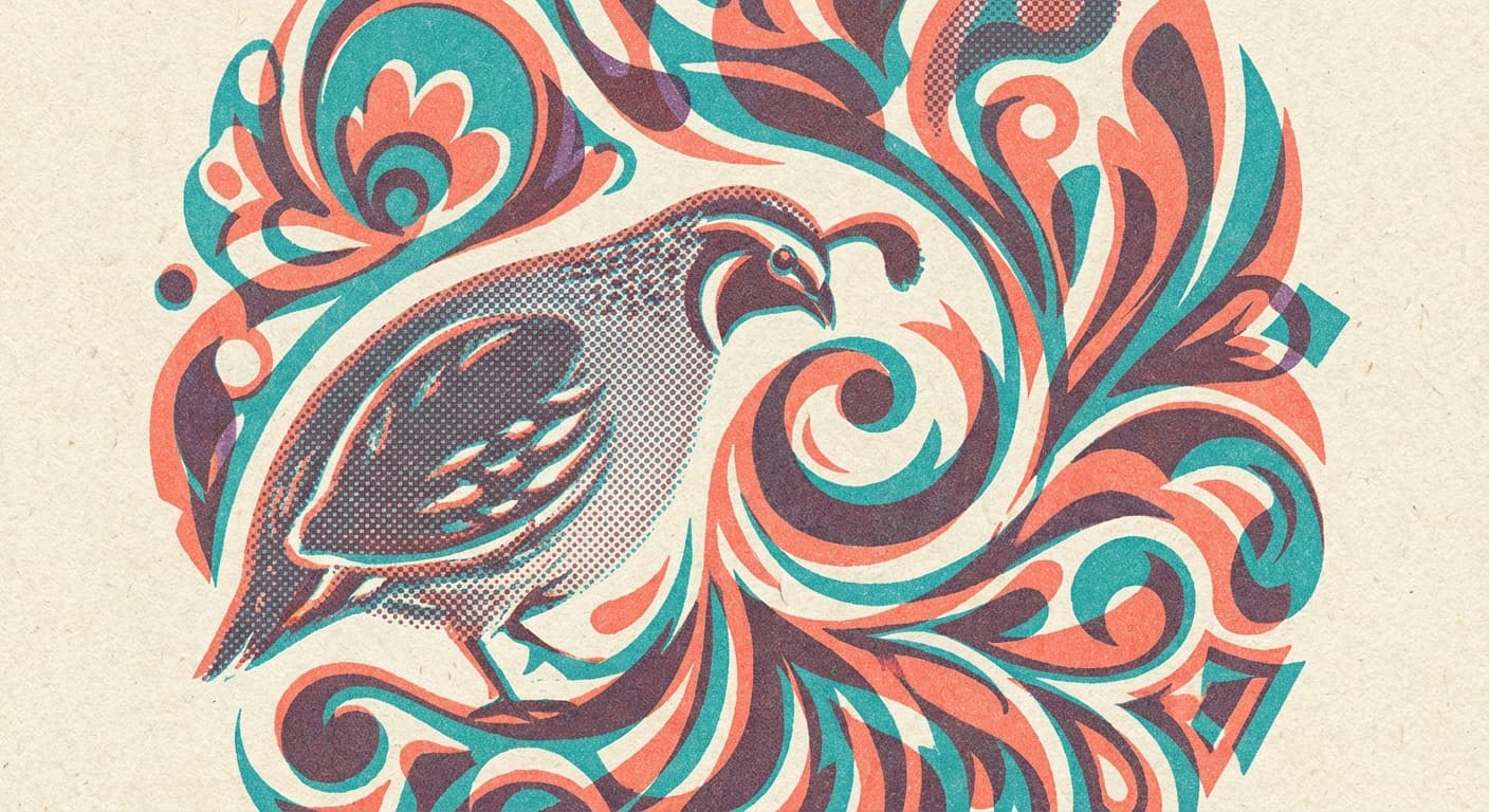 Planimal: glistening-sniffing-quail