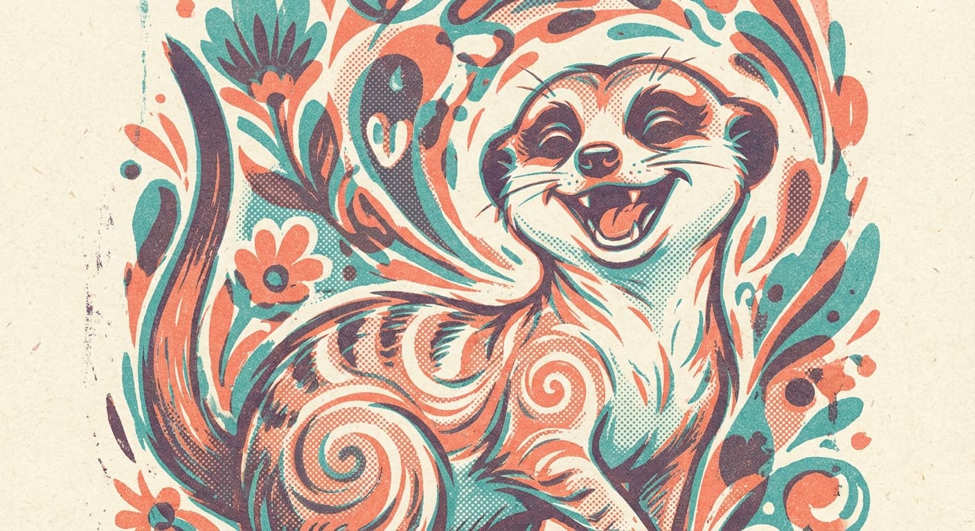 Planimal: dreamy-giggling-meerkat
