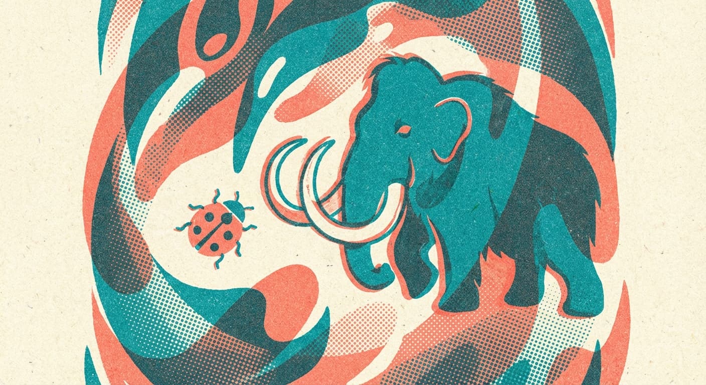 Planimal: woolly-chasing-ladybug