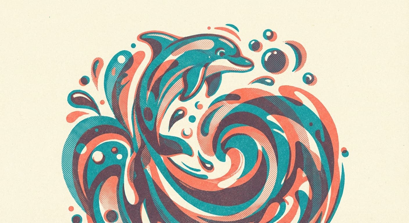 Planimal: cuddly-splashing-dolphin